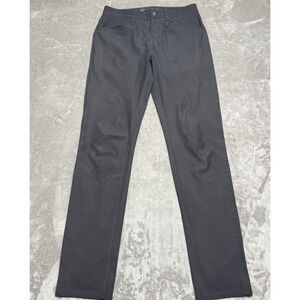 Vuori Meta Tech Pants Men's 28 Charcoal Gray Performance Chino Stretch V430